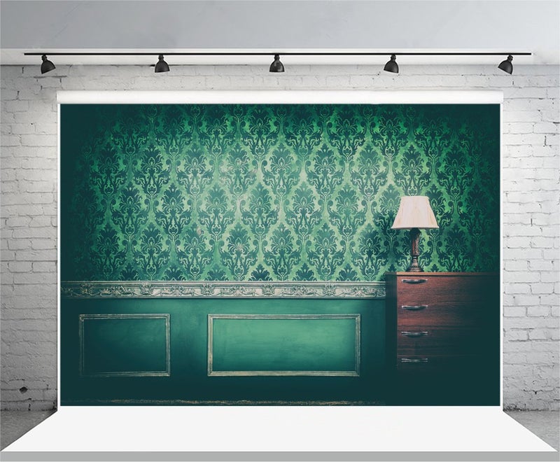 Yeele 10x8ft Vintage Room Interior Backdrop for Photography Antique Green Rococo Old Wall Background Kids Adult Photo Booth Shoot Vinyl Studio Props - Image 3